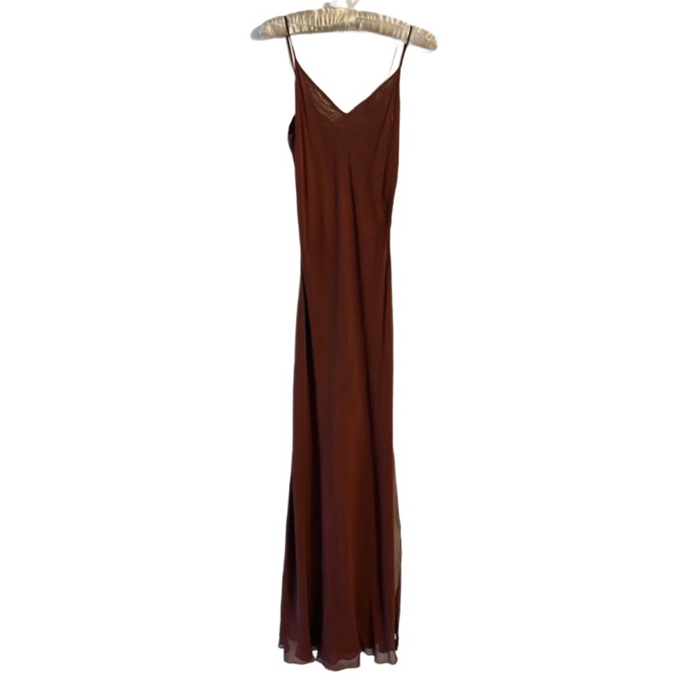 NWT Duchess floor length, strapy, backless Gown Size L